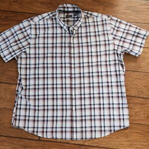 Van Heusen men's XXL 18-18 1/2 short sleeve button-down shirt